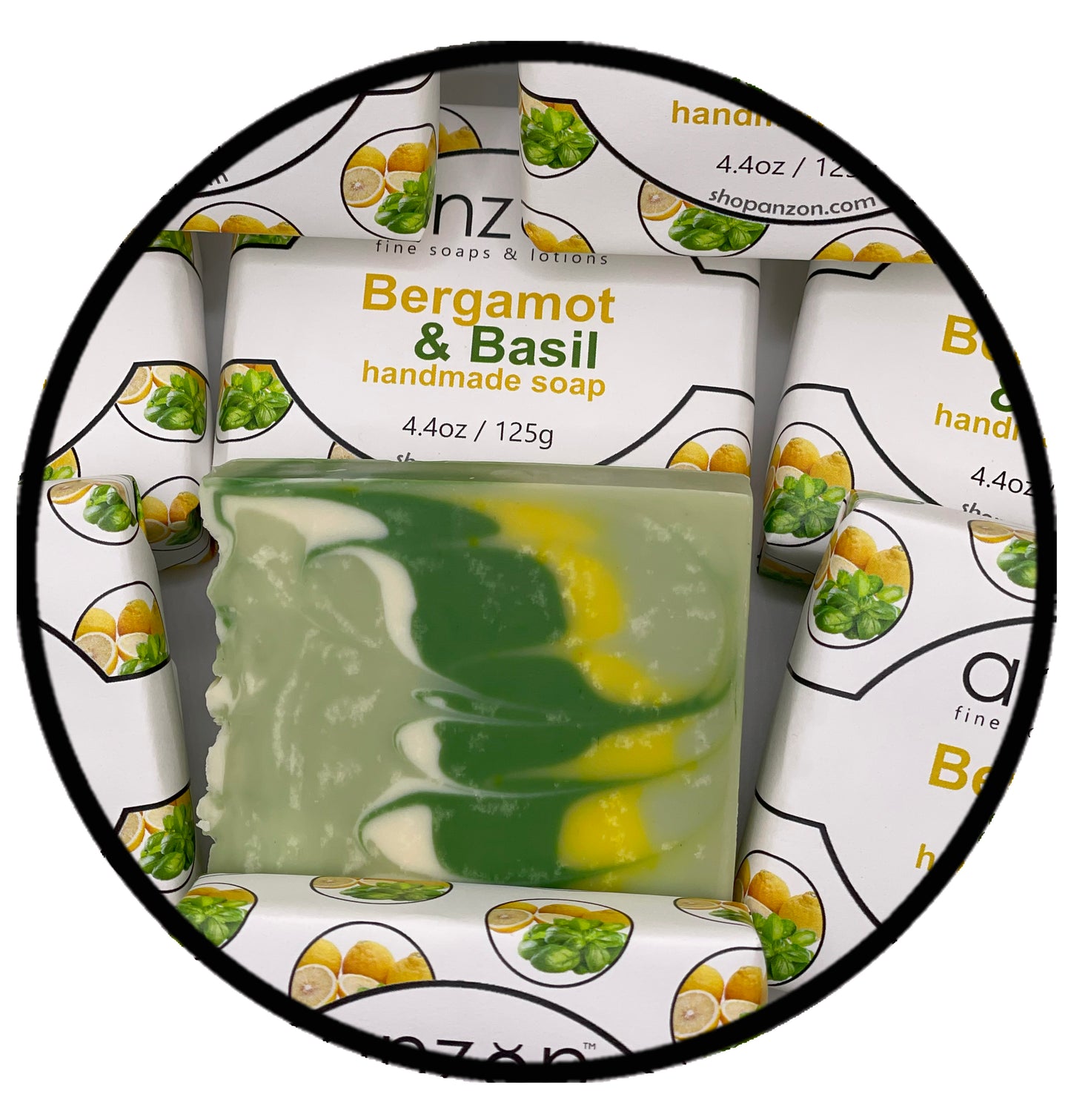Bergamot & Basil Handmade Soap